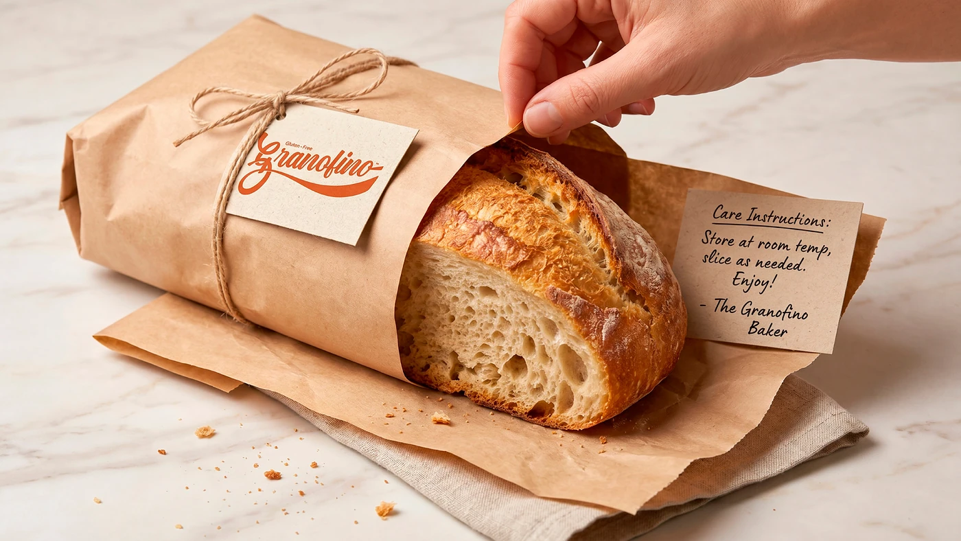 Granofino · Des pâtes artisanales 100 % sans gluten, avec l'âme d'une boulangerie familiale.