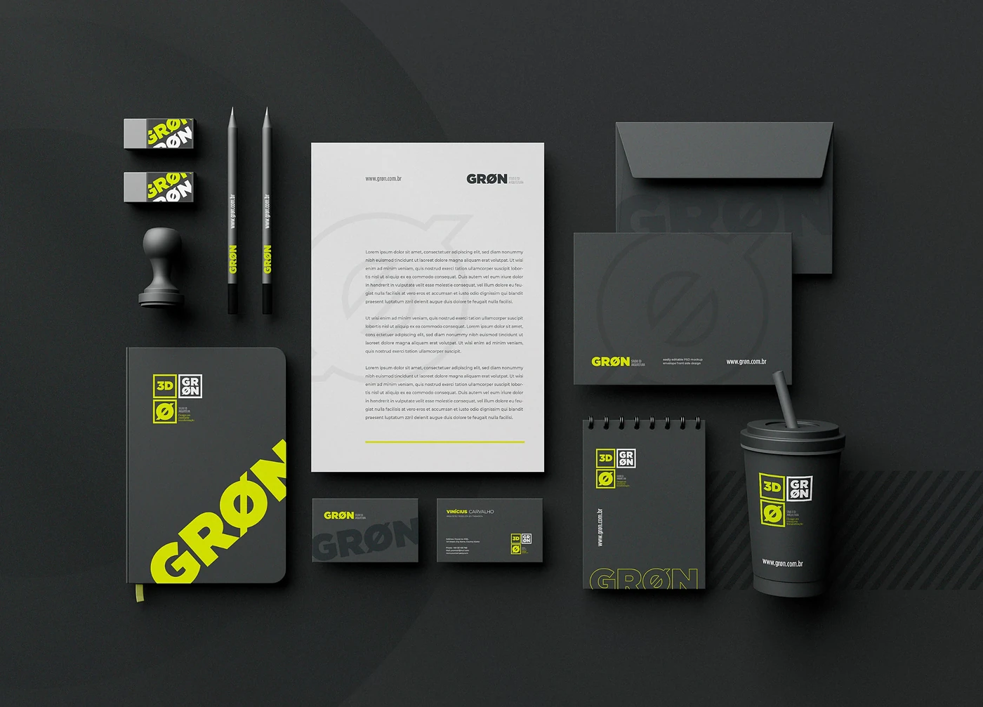 Grøn · Stationery